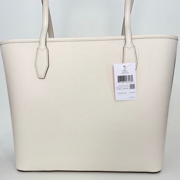 Kate Spade Bag Large Lori Top Zip tote Carryall in Parchment - Picture 3 of 6